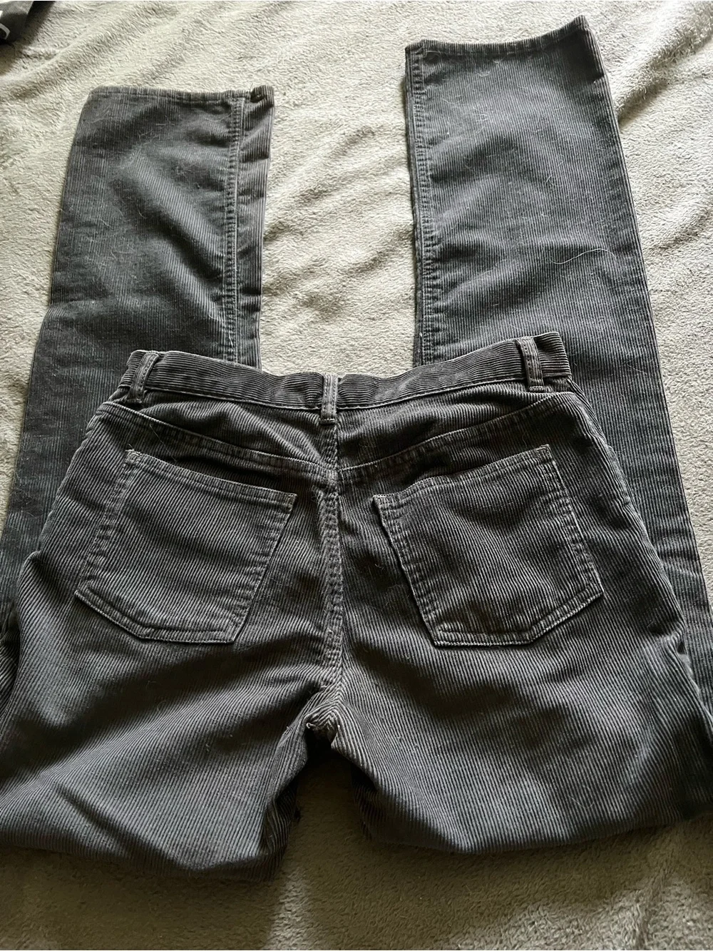 Marc Jacobs Charcoal Gray Corduroy Boot Cut Pants
